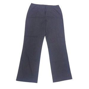 Tribella‎ 14 black wash wide leg high rise pull on classic career trousers